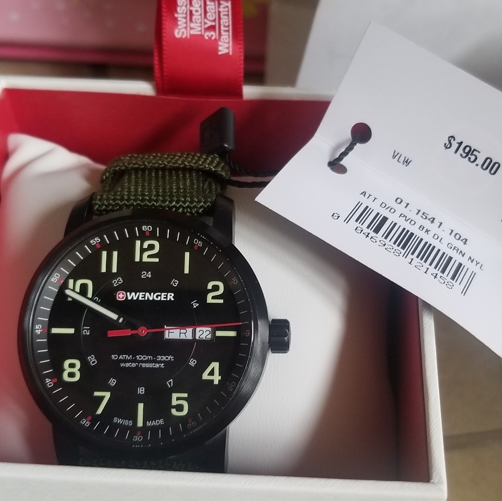 Wenger

Men's 'Sport' Swiss Quartz Stainless Steel